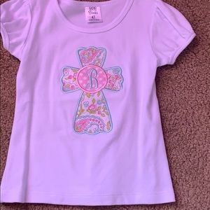 Toddler Monogram Easter Shirt